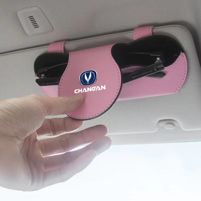 Car Glasses Case Holder Multi-Function Clip for Changan CS75 CS35 CS15 CS95 RAETON CX70 CS55 EADO CX20 CS15EV Alsvin Accessories