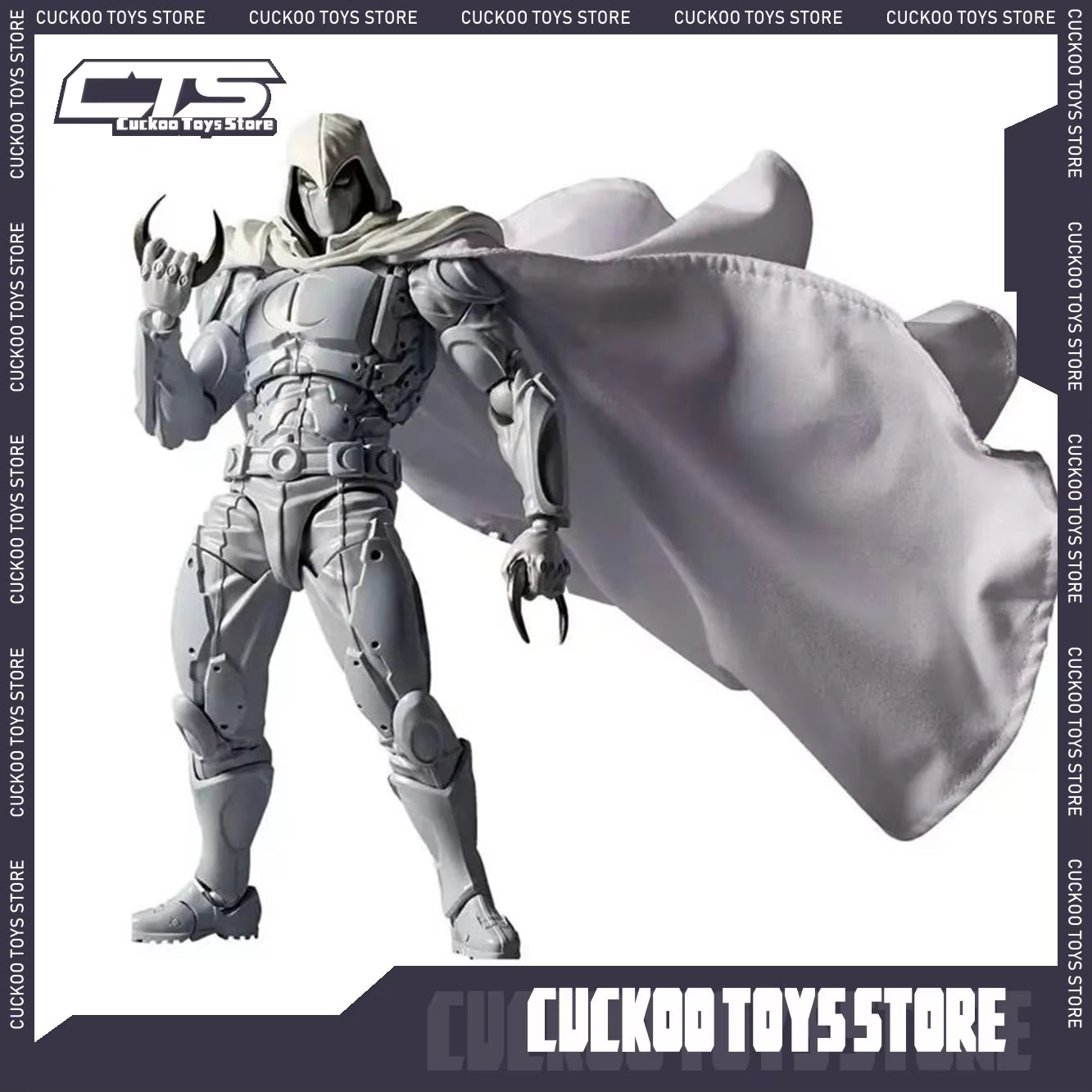 16Cm Moon Knight Figure Revoltech AMAZING YAMAGUCHI Marc Spector Action Figurine Collection Ornament Model Toys Birthday Gifts