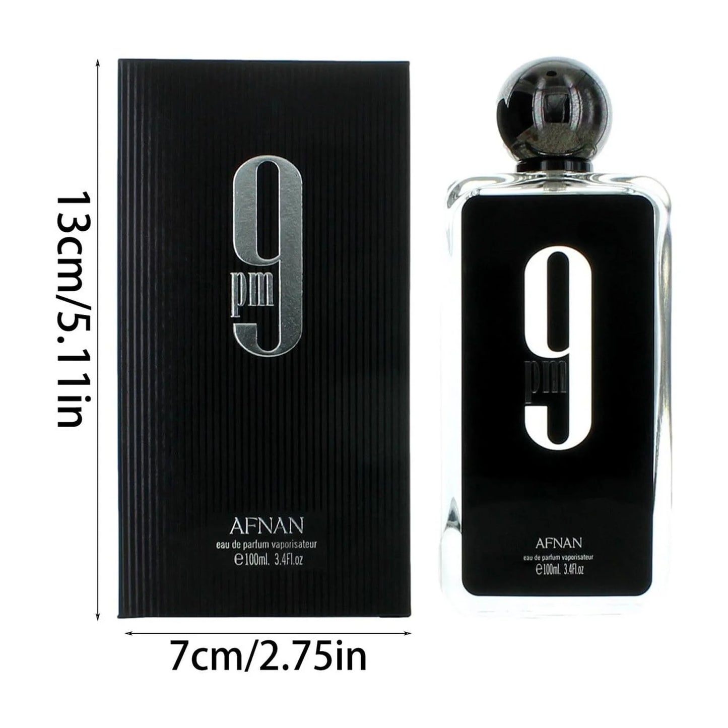 9 PM, by Afnan Perfumes, EDP SPRAY 3.4 Ounce (100Ml) Unisex