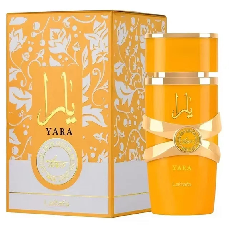 100Ml Lattafa Yara for Women Eau De Parfum Spray High Quality Arabian Perfume Lasting Fragrance Pheromone Light Fragrance