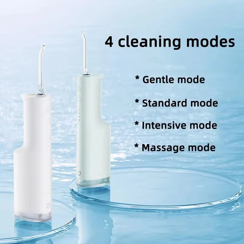 Xiaomi  Electric Oral Irrigator F300 Dental Water Jet Portable Powerful Pick Flosser Teeth Whitening Cleaner Mouth Cleanner