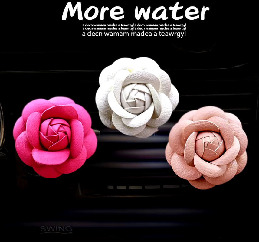 1Pc Car Perfume Accessories Air Outlet Conditioning Car Perfume Vent Clip Rose Flower Car-Styling Perfume Women Perfume Original