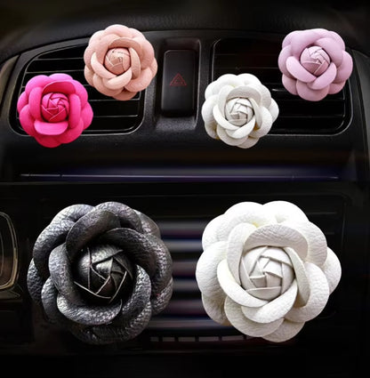 1Pc Car Perfume Accessories Air Outlet Conditioning Car Perfume Vent Clip Rose Flower Car-Styling Perfume Women Perfume Original