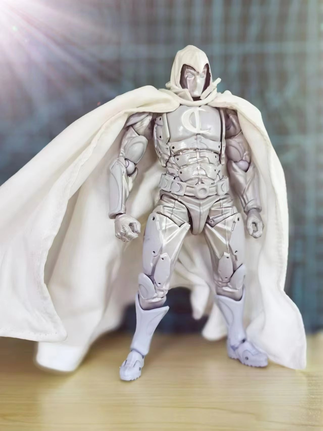 16Cm Moon Knight Figure Revoltech AMAZING YAMAGUCHI Marc Spector Action Figurine Collection Ornament Model Toys Birthday Gifts