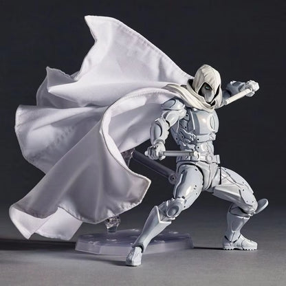 16Cm Moon Knight Figure Revoltech AMAZING YAMAGUCHI Marc Spector Action Figurine Collection Ornament Model Toys Birthday Gifts