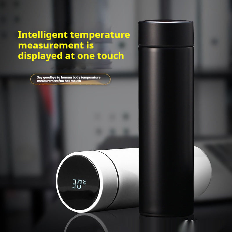 Smart Temperature Display High-grade Insulated Bottle Portable Large Capacity