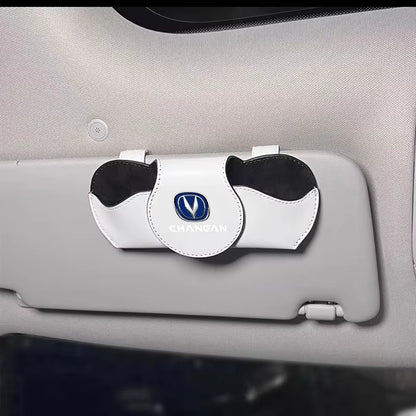 Car Glasses Case Holder Multi-Function Clip for Changan CS75 CS35 CS15 CS95 RAETON CX70 CS55 EADO CX20 CS15EV Alsvin Accessories