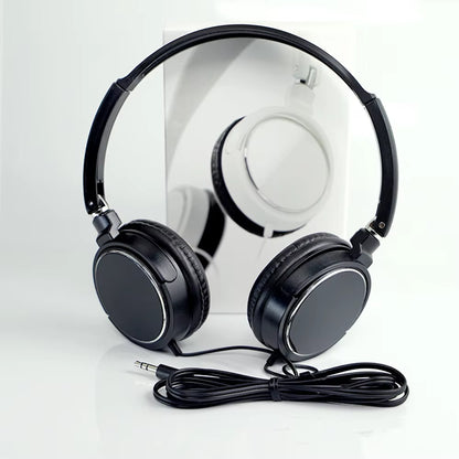 3.5Mm Wired Headphones Foldable Adjustable Headphones Bass Stereo Fashion Music Earphones for MP3 Host All Smartphones