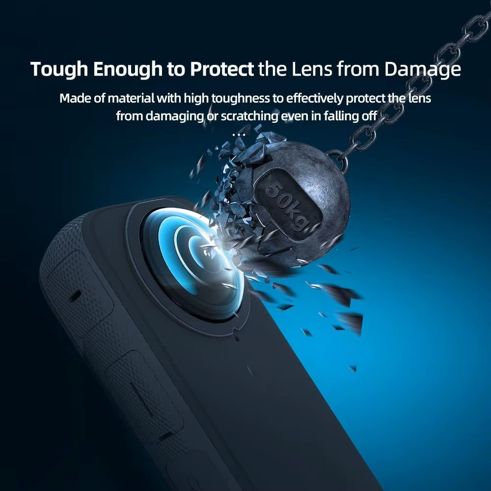 Anti-Scratch for  Sticky Lens Guards Dual-Lens 360 Mod for Insta 360 X3 Protector Lens Cap Camera Accessories New