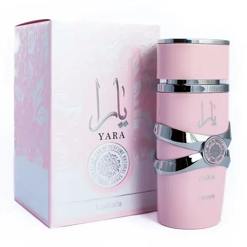 100Ml Lattafa Yara for Women Eau De Parfum Spray High Quality Arabian Perfume Lasting Fragrance Pheromone Light Fragrance