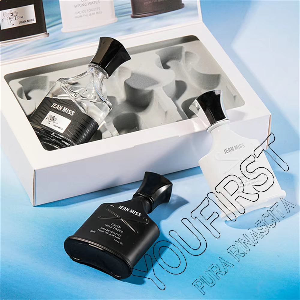 Fresh Natural 90Ml Perfume Men Gift Box 3Pcs Set Lasting Cologne Scent Perfumy Męskie Charming Man Perfumes Hombres Originales